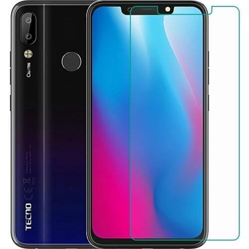 2Pcs Tempered Glass For Tecno Camon 15 12 Air Pro 11S 11 Spark 4 Air 3 Pro Camon12 Protective Film Screen Protector Phone Cover
