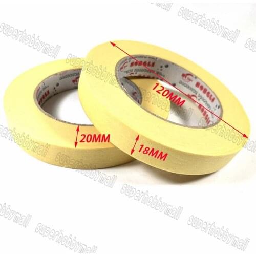 1pc 18mm Width White Masking Tape For RC model DIY
