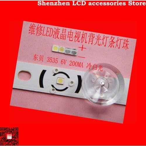 150PCS/Lot FOR Maintenance led LCD TV monitor tv backlight light strip with 3535 lamp beads light-emitting diode accessories