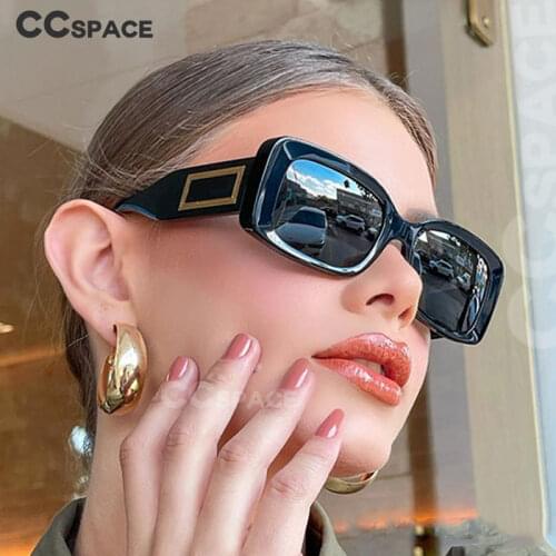 46388 Square Punk Vintage Sunglasses Men Women Fashion Shades UV400 Vintage Glasses