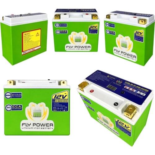 5L-BS 12V 3AH CCA180 9-BS 6AH CCA350 12-BS 8AH 450 Lithium Phosphate Deep Cycl Motorcycle Battery Resistant With BMS Waterproof