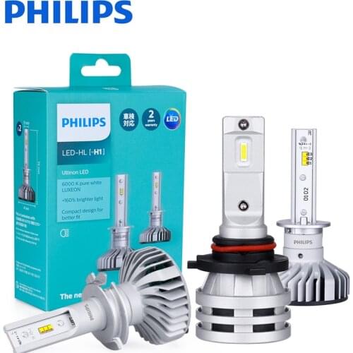 Philips G2 LED 9012 Ultinon Essential X-xtreme H1 H4 H7 H8 H11 HB3 HB4 H1R2 9005 9006 9012 6000K Car Auto Fog Lamp (2 Pack)