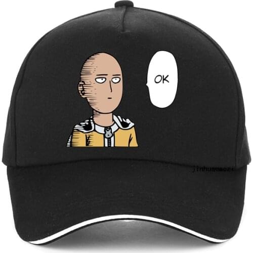 One Punch Man Japanese Anime Baseball cap Harajuku Fashion Men outdoor leisure Dad hat Fashion women Cartoon sunhats