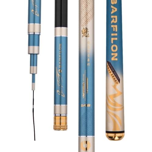 BFL 2020new 28tune large fish rod 3.6/3.9/4.5/4.8/5.4/5.7/6.3/7.2/8.1meters hand fishing pole ultra light super hard fishing rod