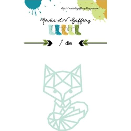 CH New Arrival 2020 Fox Metal Cutting Dies Stencils for DIY Scrapbooking/photo Album stamps Decorative Embossing DIY Paper