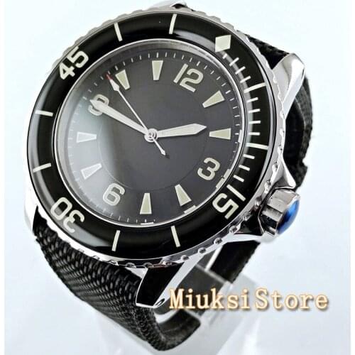 Corgeut 45mm sport design clock luxury top brand mechanical Luminous hands Automatic Self-Wind Vintage mens watch