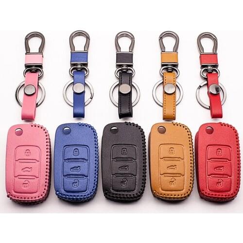 Car key case for VW Volkswagen Golf Polo Illuminate 4 5 6 Passat Tiguan Jetta Porada Kodak Octavia Fabia Exquisite YETI A4 A5