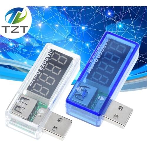 Digital USB Mobile Power charging current voltage Tester Meter Mini USB charger doctor voltmeter ammeter LED display