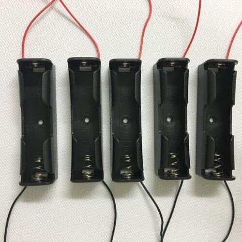Battery 18650 Holder Storage Box Case for 5X18650 With Wire Leads 3.7V Plastic WholesaleTurmera 18650 battery holder NEW 2020
