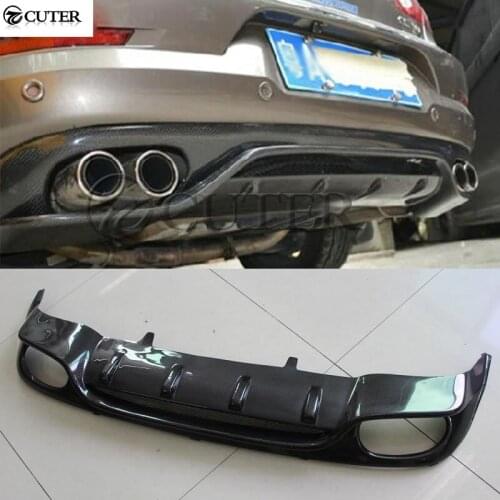 CC Carbon Fiber Rear bumper lip Back Bumper Spoiler Diffuser for Volkswagen CC ABT style 09-12