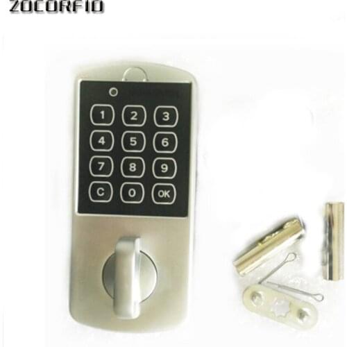 Touch Keypad Password Cabinet Coded Locker Key Access Lock Electronic Security Door Locker Zinc Alloy Digital Coded Locker