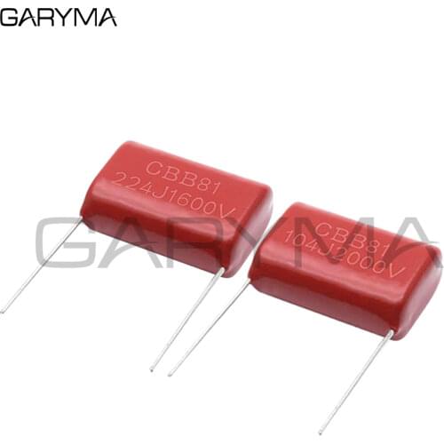 10pcs CBB81 Polypropylene Film Capacitor 2000V 1600V 102J 472J 682J 103J 333J 473J 104J 474J 105J 224J