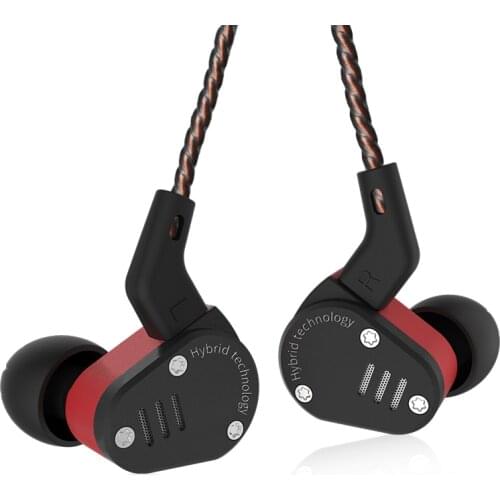 New KZ ZSA HIFI Bass DJ Sport In-ear Earphone Dynamic Driver Noise Cancelling Headset Replacement Cable ZST ES4 zs10 ZS4 AS10