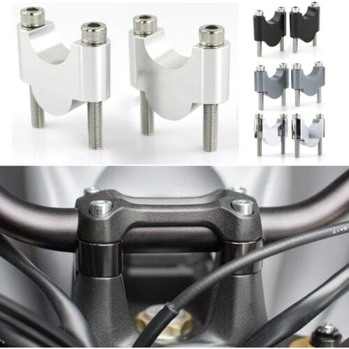 28mm 1 1/8" Handlebar Riser Fat Bar Mount Risers For Honda CB1000R CB650R CB500X CB500F CBF125NA CBF300NA VFR1200X CTX700 1300