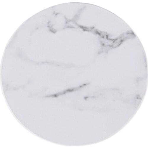 Marble Coasters PU Coasters Double-sided leather Coasters Bar Coasters Solid Color Leather Coasters