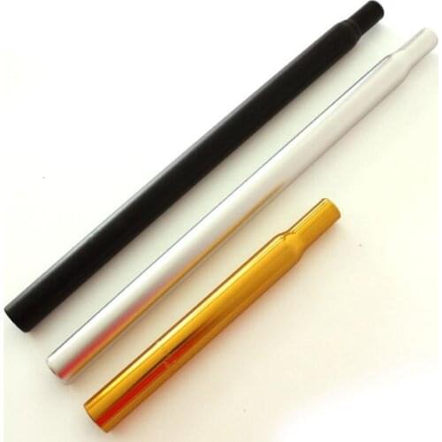 Q846 Free shipping bike aluminum seat tube 28.6 * 450mm folding car seat bike saddle tube column Bicycle Seat Post