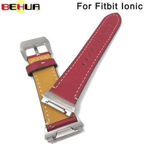 Watchband For Fitbit Ionic Perforated Leather Watch Accessory Band Bracelet New Arrival Bracelet Wrist band Luxury Good bands