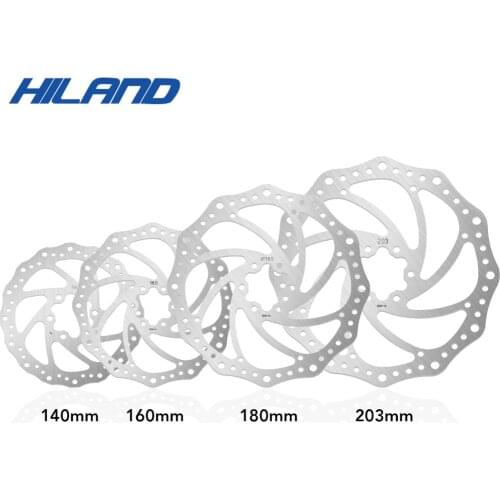 Hiland 203mm/180mm/160mm/140mm 6 Inches Stainless Steel Rotor Disc Brake For MTB Mountain Road Cruiser Bike Bicycle parts