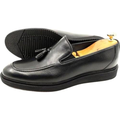 DeepSEA Men 'S Genuine Leather Shoes High Poly Base Tassels Business Office Career Casual Wedding Groom Meeting 2104499