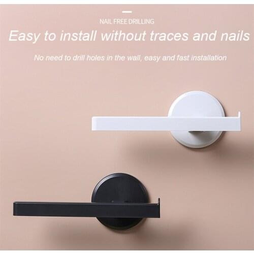 Towel Rack Free Punching Bathroom Toilet Towel Rack Multi-color Optional Kitchen Rag Rack Single Rod Bathroom Hanger Storage