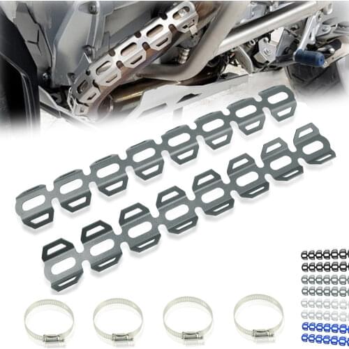 Motorcycle Exhaust Muffler Pipe Protector Heat Shield Cover For BMW R 1200 GS LC R 1200 GS LC ADVENTURE 2013-2019 2018 2017 2016