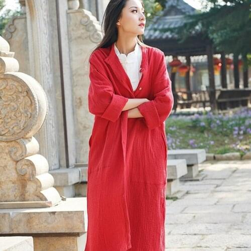 Traditional Chinese Pants Retro Loose Trousers 2019 New Female Cotton Linen Pocket Solid Vintage Bloomers Harem Pants TA2190