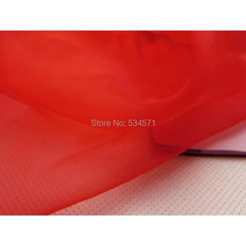 10yds Red color soft Organza sheer fabric for DIY wedding dress princess dress veil bridal,skirt, curtain,backdrop,ball gown