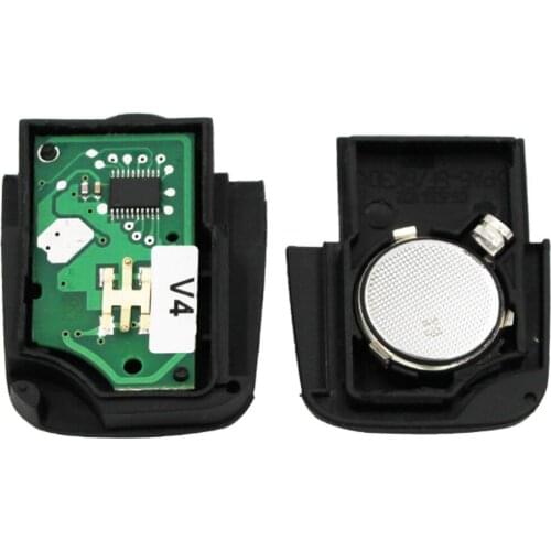2 Buttons Flip Remote Car Key Fob With Circuit Board for Golf MK4 Passat