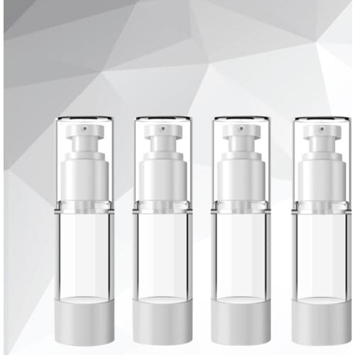 4pcs 30ml Travel Airless Bottle Pump Empty Spray Cosmetic Vacuum Lotion Bottles