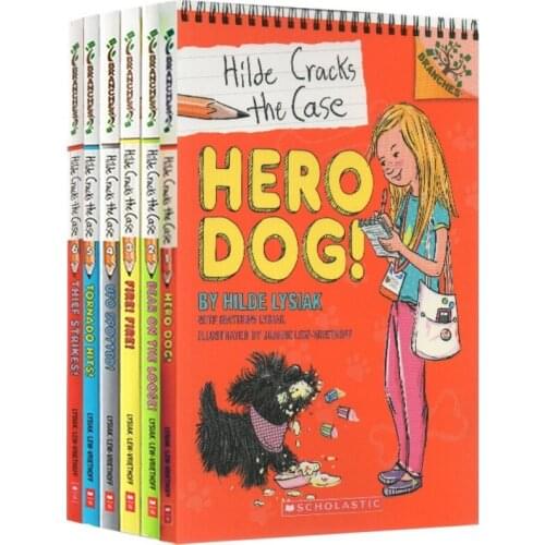 6 Book/set Scholastic Branches Hilde English Story Picture Books for Children Learn English Reading Books for Kids
