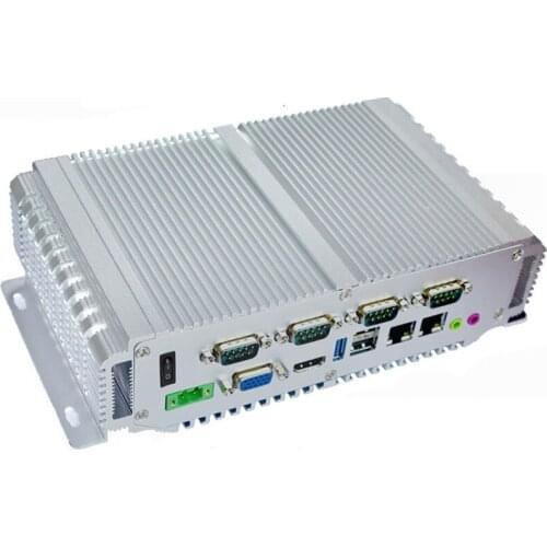 Faneless Barebone Home Server Linux Industrial Ultra Low Power Desktop 12V X86 Ubuntu Mini PC