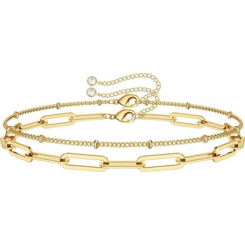 Special Offer 1 Set Women Bracelet On Hand Bracelet Chain For Women Simple Temperament Lady Paperclip Silver Chain Handmade Gift