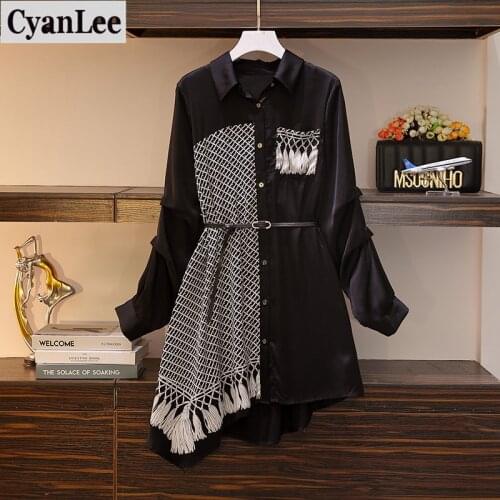 CyanLee Fashionable Shirt Dresses