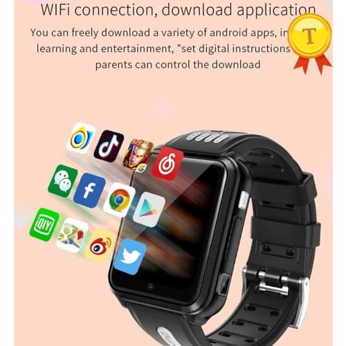 4G Child Smart Watch GPS WiFi SOS video call remote monitor Camera Kids Smartwatch Baby Safe Tracker app download 32gb memory