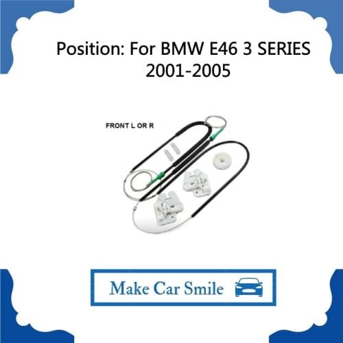 FOR BMW E46 3 SERIES WINDOW REGULATOR REPAIR KIT FRONT LEFT/RIGHT 2001-2005