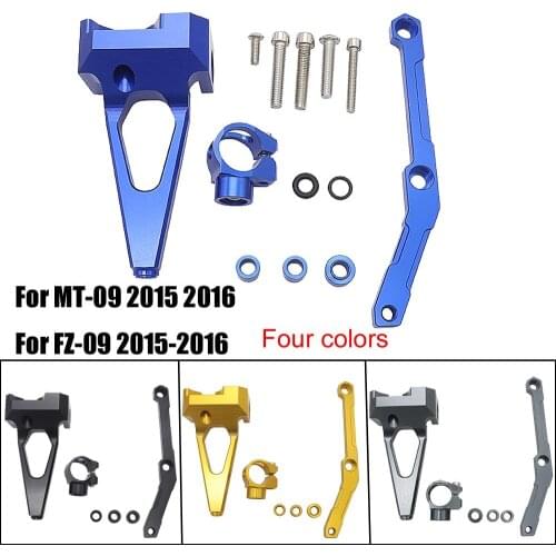 FOR YAMAHA MT-09 MT09 FZ09 FZ-09 2013-2016 2017 2015 2018 2019 CNC Motorcycle Steering Stabilize Damper Bracket Mount