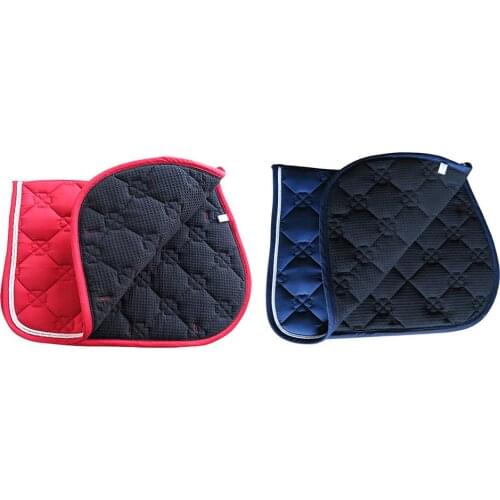 Horse Saddle Pad Breathable Sweat-absorbent Equestrian Bareback Riding Pad Horse Riding Jumping Performance Equipment