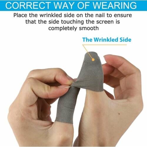 Mobile Game Finger Sleeve 10pcs/6pcs/2pcs Screen Gaming Controller Touch Screen For PUBG COD Convenient Use Support Dropship