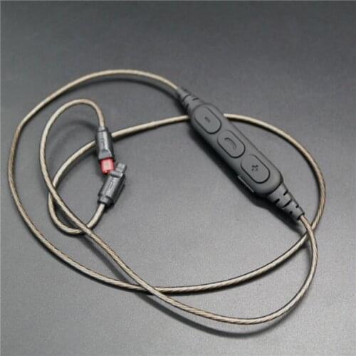 CSR8635 Bluetooth 4.1 Cable for Audio-Technica ATH-IM70/IM50/IM04 DIY Replaceable Earphones Connector Wire Audio Line for iphone