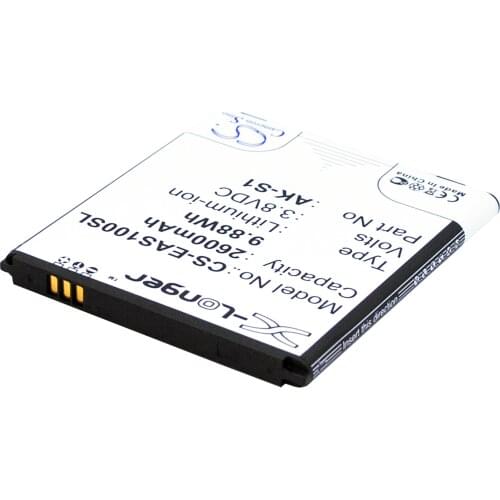 Cameron Sino Mobile SmartPhone Replacement Li-ion Battery 2600mAh For AK-S1 Coolpad Smart, Smart 1 Free Tools