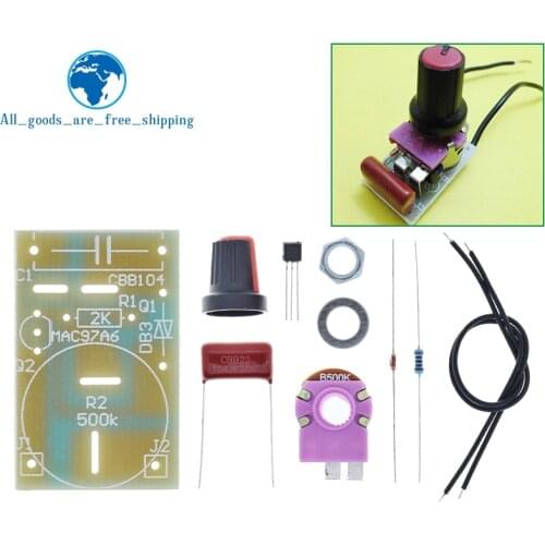 Dimmers Dimming Unassembled Kit 100W DIY Suite Trousse Boards Switch Table Lamps 100 Watts Integrated Circuits Electronic Parts