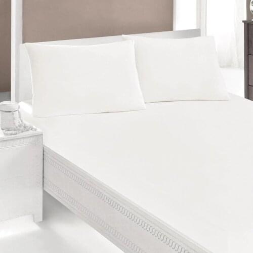 Ranforce Bed Sheets Set Cream Double Personality Home Home-Size 160 X200 cm-Quality-Made in Turkey/shipping from Turkey