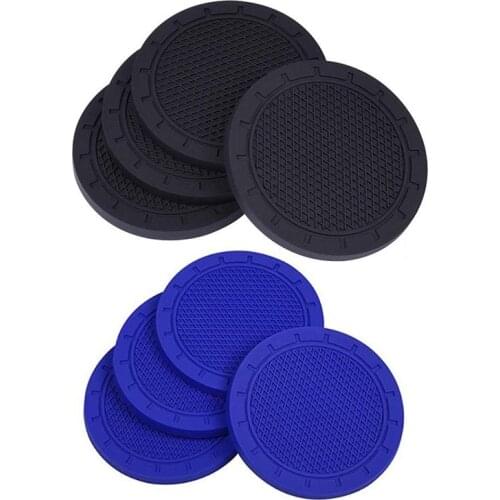 4/2pcs Round Coasters for Drinks Heat Resistant Drink Coaster Protect Table from Stains Water Rings&Damage Table Coffee Cup Pad