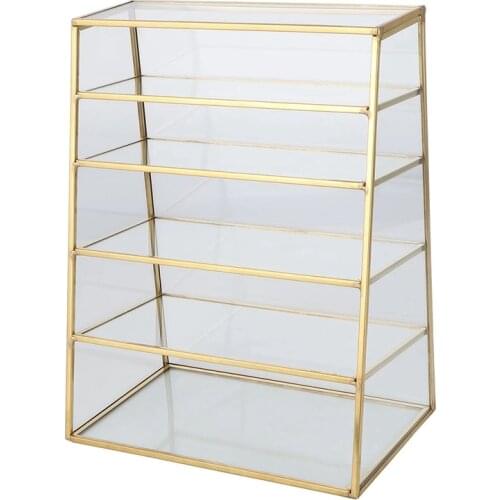 Metal Makeup Rack Lipstick Organizer Pressed Powder Holder Multilayer Storage Rack Jewelry Display Rack