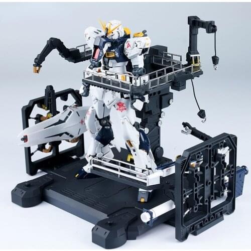 Gundam Model Kit Animation Figure RG 1/144 Universal Platform Hangar Model Decoration Action Toy Figure Toys for Children Gunda