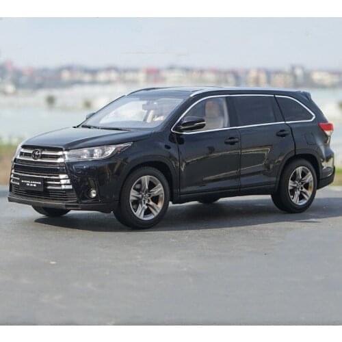 1/18 Toyota 2018 New Highlander Alloy Casting Car Model Collection Decoration Holiday Gift