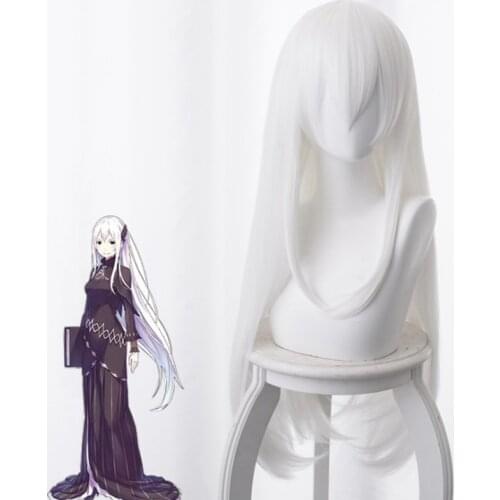 Anime Re ZERO Starting Life In Another World Cosplay Wigs Echidna Synthetic Hair Halloween Re Zero kara Hajimeru Isekai Seikatsu