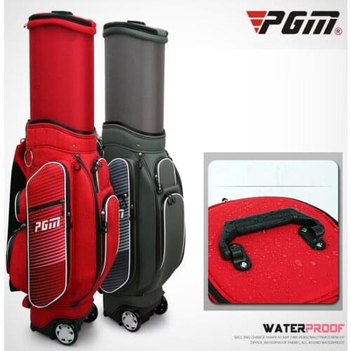 Pgm Golf Travel Bag Wheels Stand Golf Standard Bag Aviation Multi-Function High Capacity Staff Golf Bags With 3 Colors D0480