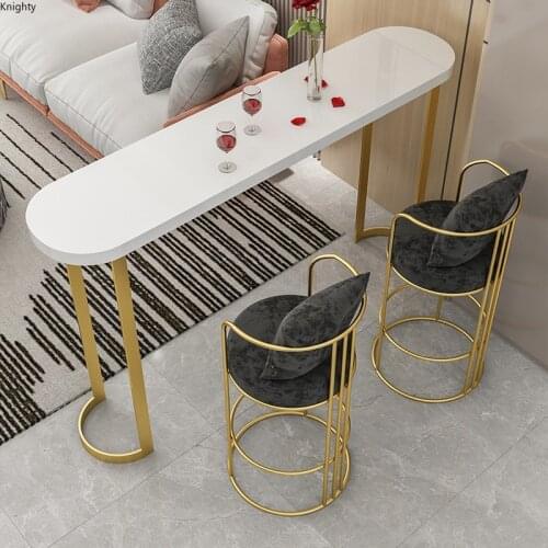 Light Luxury Nordic Backrest Bar Stools Creative Home Modern Minimalist Bar Chair Front Desk Leisure Chair Cafe High Chair L