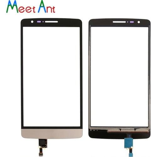 High Quality 5.0" For LG G3 Mini D722 D724 G3S Touch Screen Digitizer Sensor Outer Glass Lens Panel Black White Gold